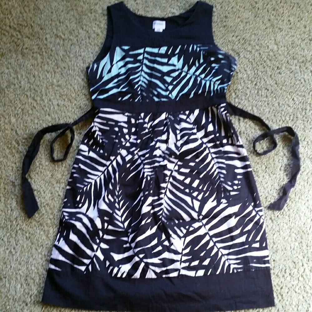 Motherhood Maternity Sleeveless Patterned Dress